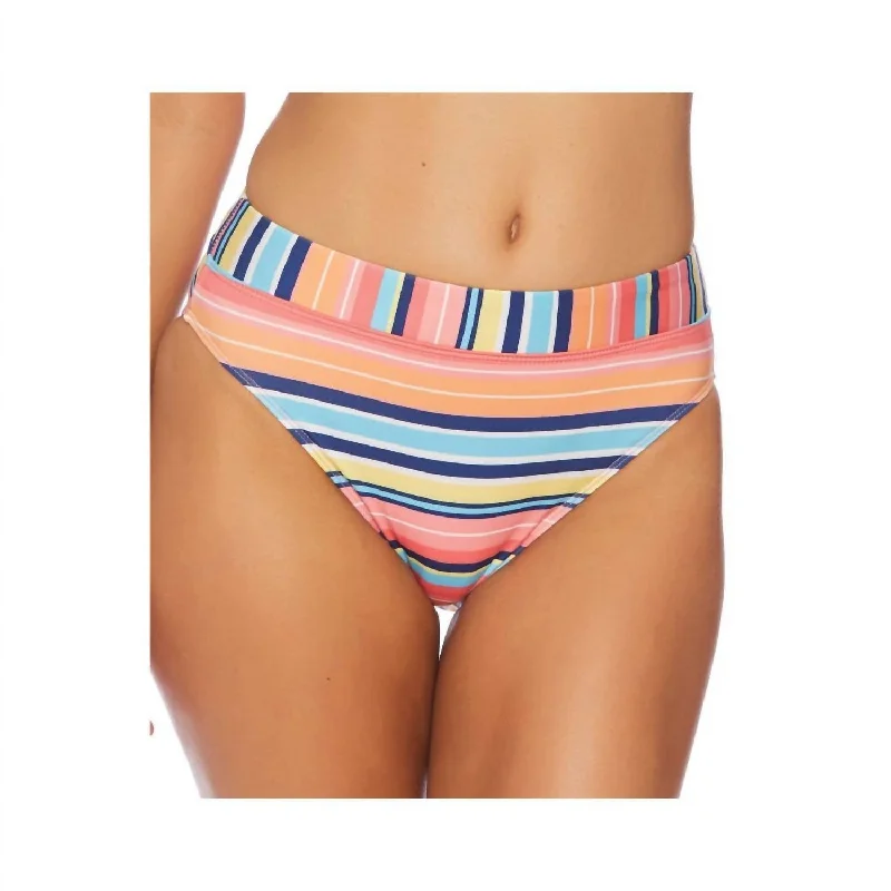 High Leg Bikini Bottom In Juicy Fruit Multi