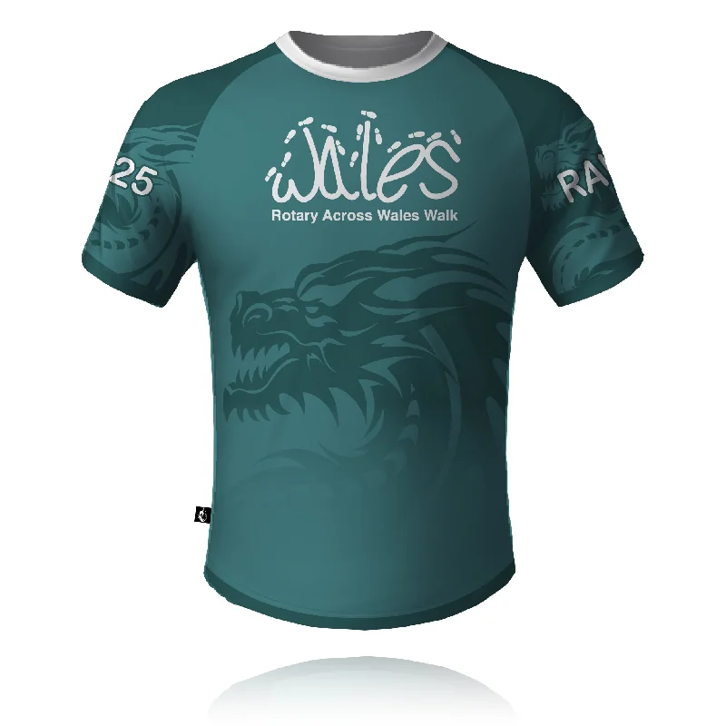 Rotary Across Wales Walk 2025 - V1 Tech Tee