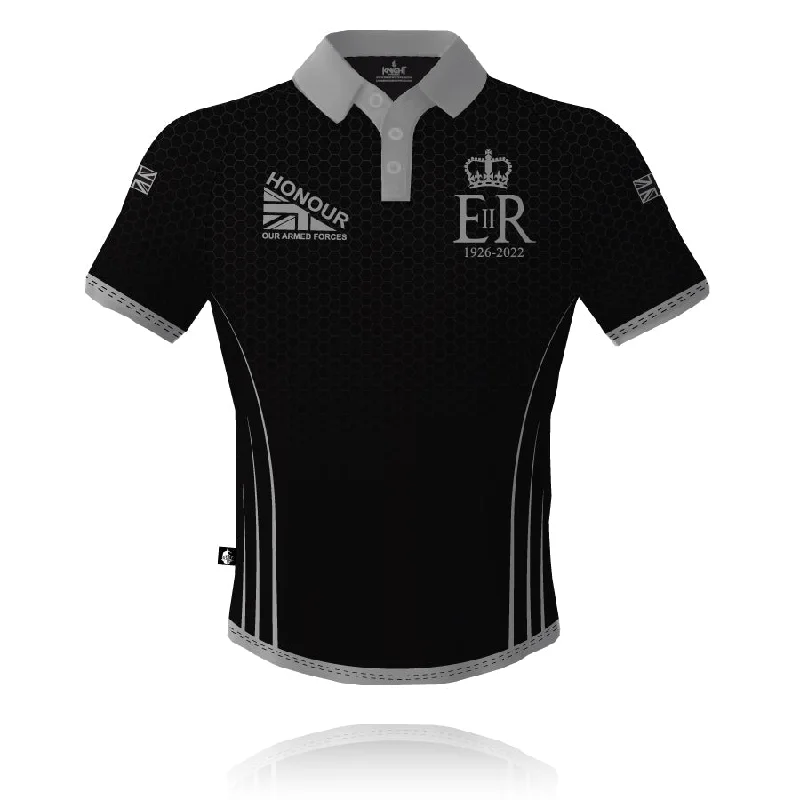 Honour Our Armed Forces - Queen Elizabeth II Memorial - V1 Tech Polo (CLEARANCE)