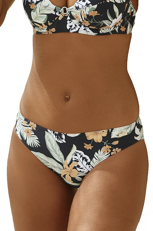 LASCANA Women's Printed Classic Bikini Swim Bottom