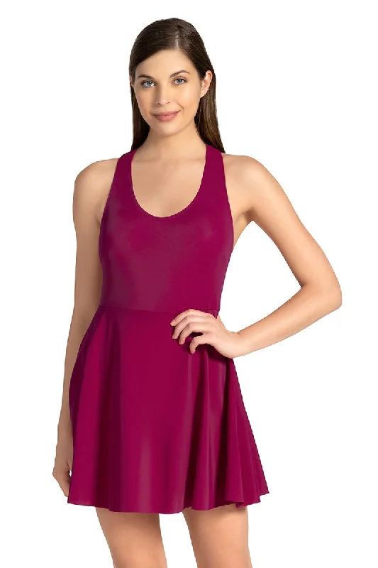 Racer Back Swim Dress - Amaranta