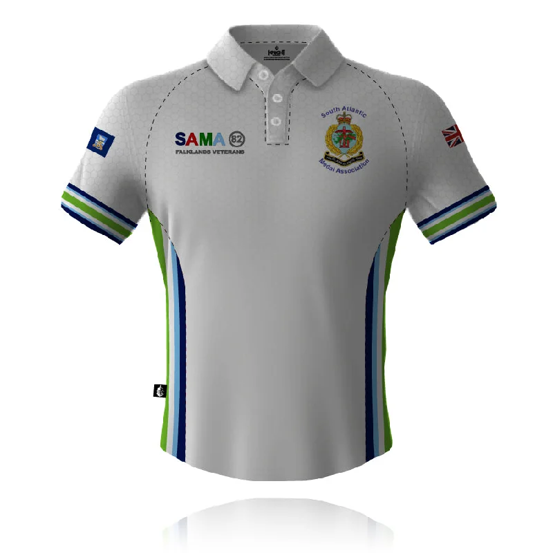 SAMA 82 Falklands Veterans - (White) - Tech Polo