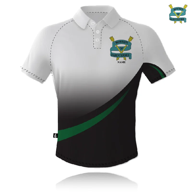 Bowmen Of Darenteford (White) - Tech Polo Left