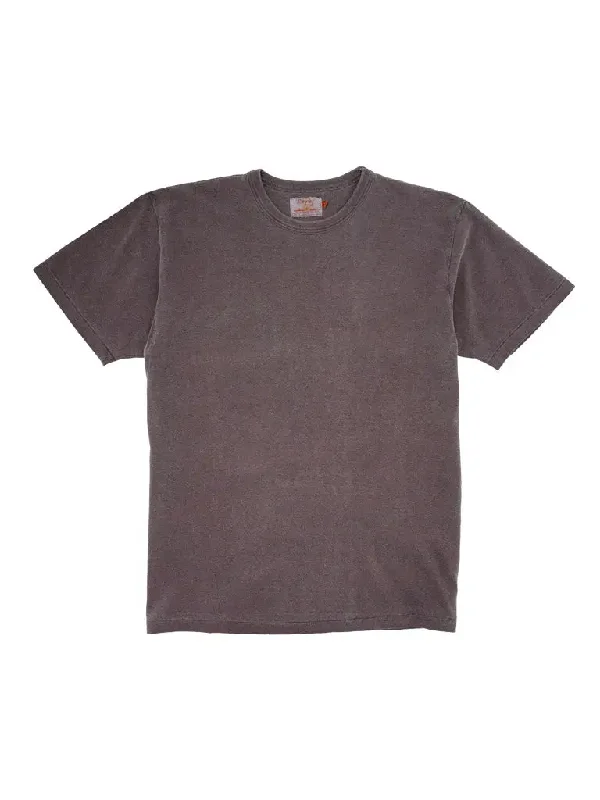 Haleiwa SS Tee- Pigment Dye Raisin