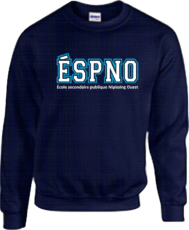 ESPNO Crew Neck Sweat Shirt Twill Front