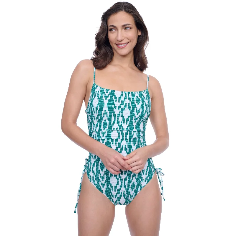 Iota C-Cup Square Neck One Piece Swimsuit