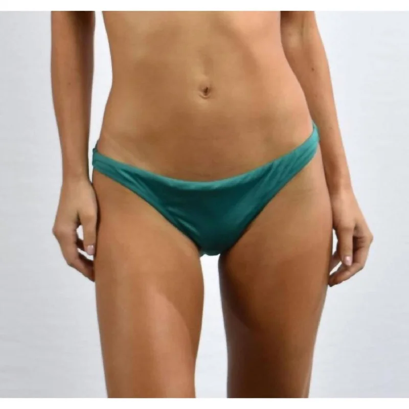 Solid St. Lucia Bikini Bottom In Green