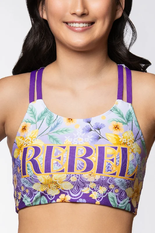 Annie Sports Bra in Fab Florals