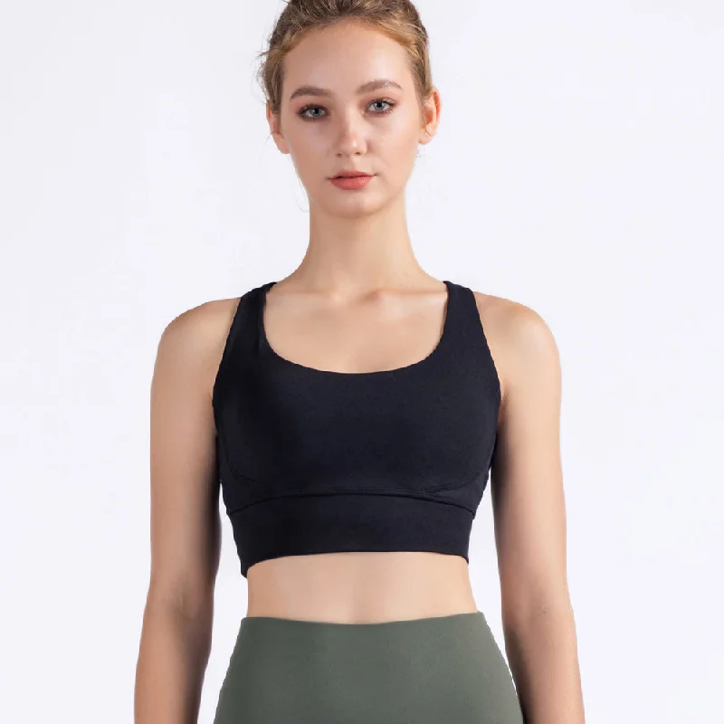 Cross Back Yoga Bra