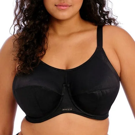 ELOMI EL8041BLK ENERGISE UNDERWIRE SPORTS BRA