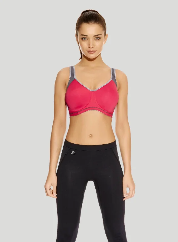 Freya Active: Sonic Spacer Bra Hot Crimson