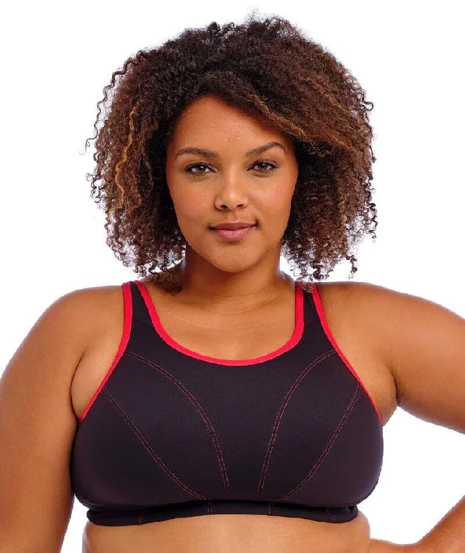 Goddess Sport Soft Cup Wire-Free Sports Bra - Black