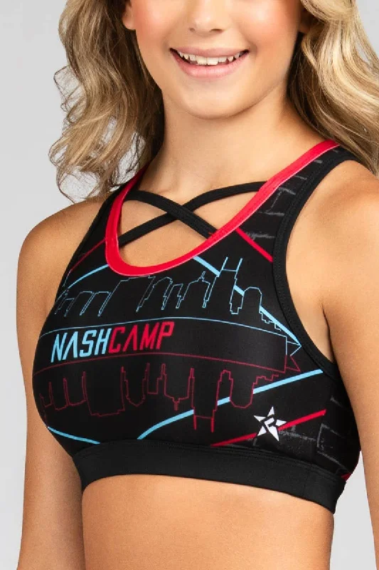 Criss Cross Nash Camp Sports Bra