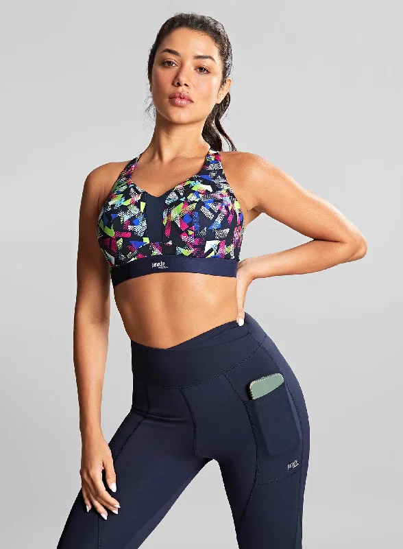 Panache Sport: Endurance Non Padded Wired Sports Bra Graphic Print