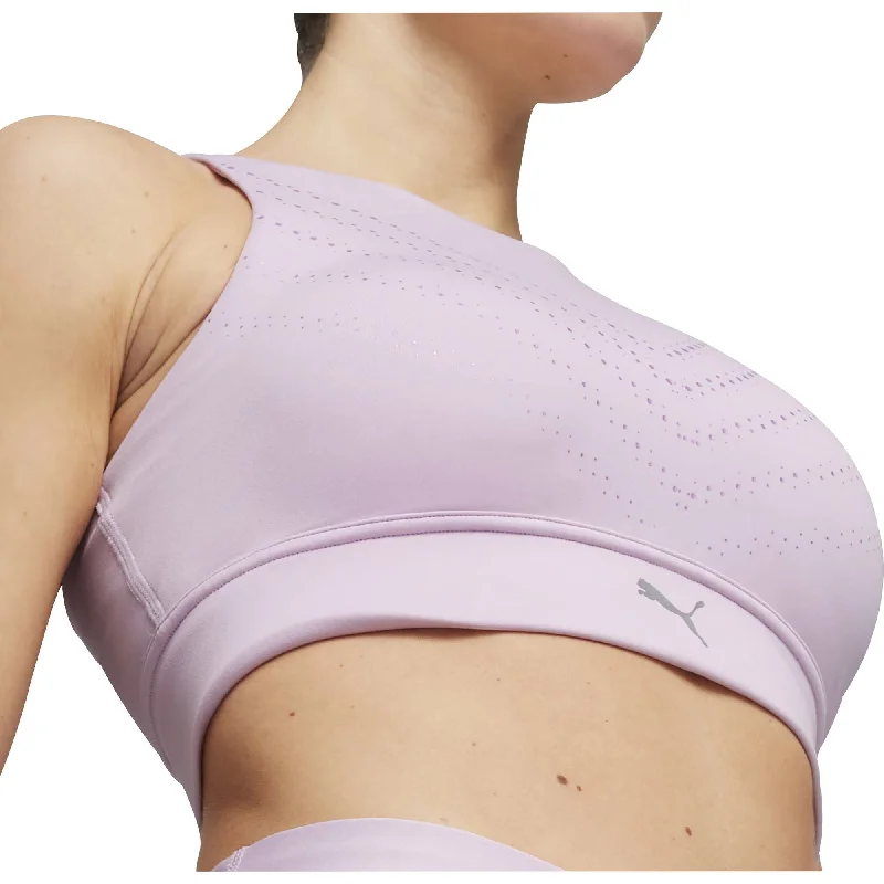 Puma PWR Ultraform Womens Running Sports Bra - Purple