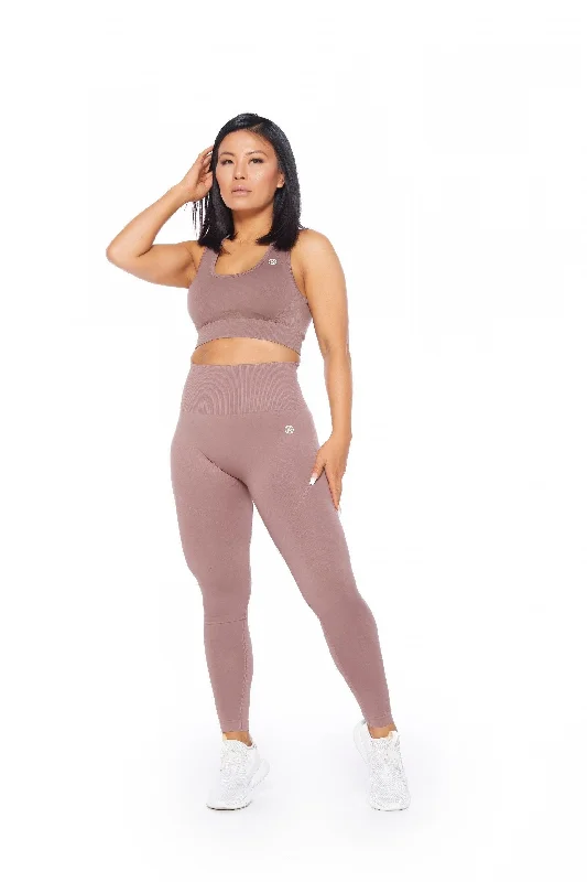 SEAMLESS Sports Bra - Mocha