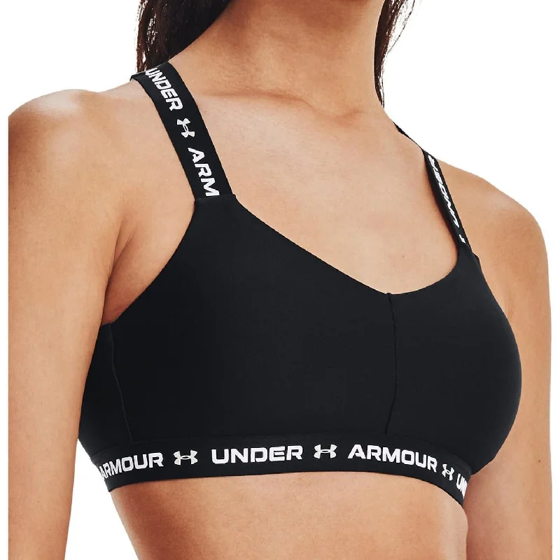 Under Armour Crossback Low Womens Sports Bra - Black