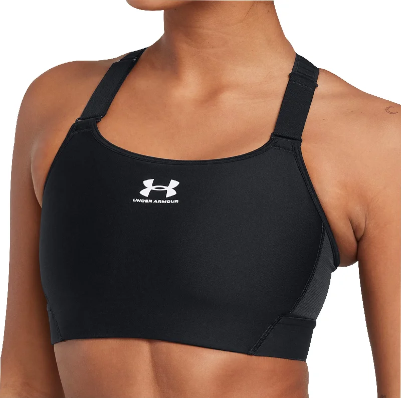 Under Armour HeatGear Armour High Womens Sports Bras - Black