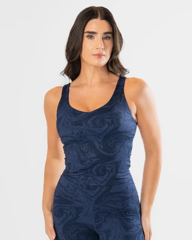 Skin Shakti Tank (Mid-Length) - Twilight Swirl