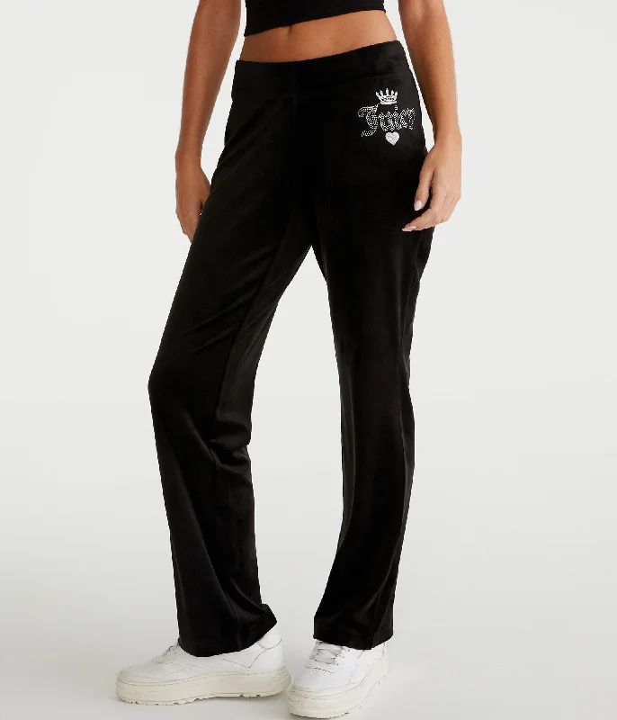 Aeropostale Juicy Couture Bling Velour Track Pants