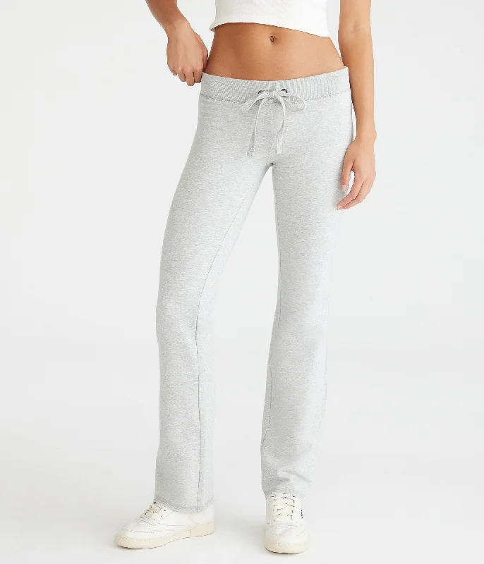 Aeropostale Solid Fit & Flare Sweatpants