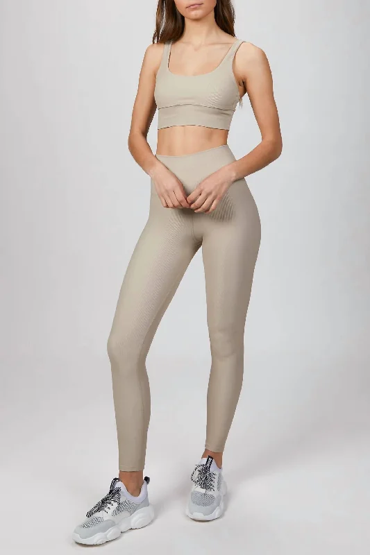 Ayla Legging In Taupe