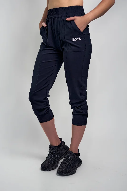 Cropped Jogger - Denim