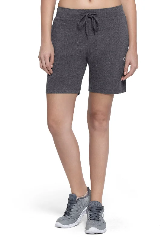 Essential Relaxed Shorts - Gray Pinstripe Marl