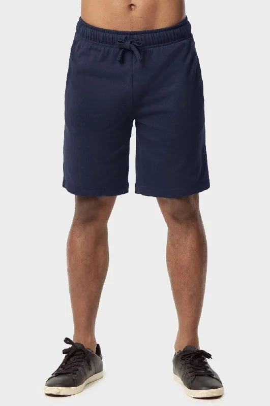 KNOCKER MEN'S LIGHTWEIGHT TERRY SHORTS (FS1120_NAVY)