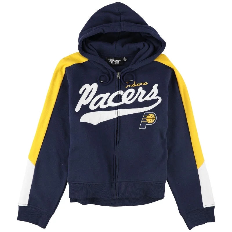 G-III Sports Womens Indiana Pacers Hoodie Sweatshirt, Blue, Medium