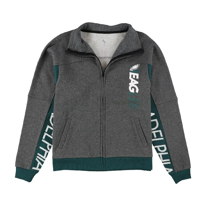 Hands High Womens Philadelphia Eagles Sweatshirt, Grey, Medium