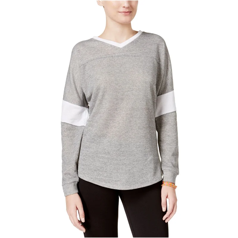 Jessica Simpson Womens Heathered Warm-Up Sweatshirt