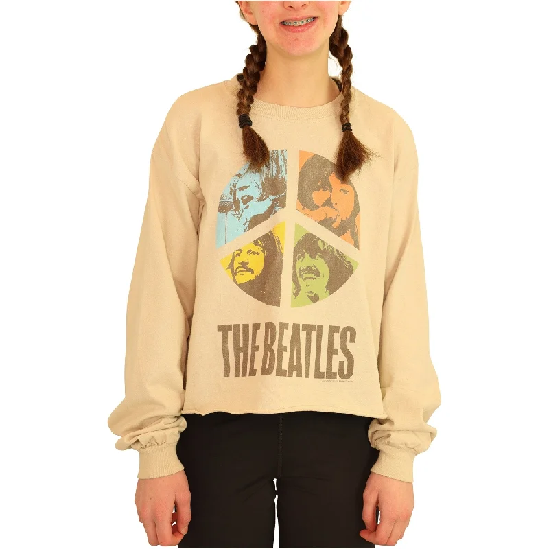 Junk Food Womens The Beatles Peace Sweatshirt