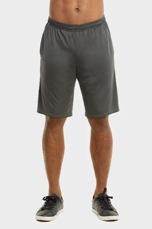 KNOCKER MEN'S ATHLETIC SHORTS (KMS4000_D.GREY)