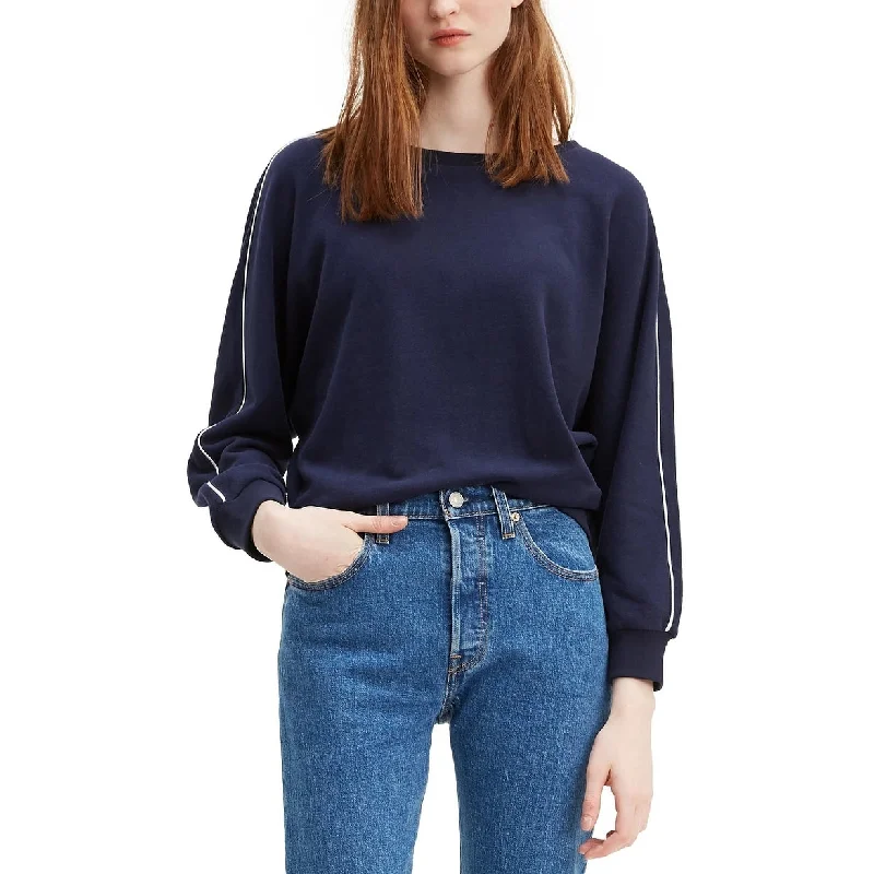 Levi's Women's Natalie Crewneck Sweatshirt Navy Size Large