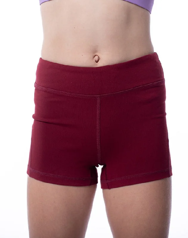 Luxe Maroon Shorts