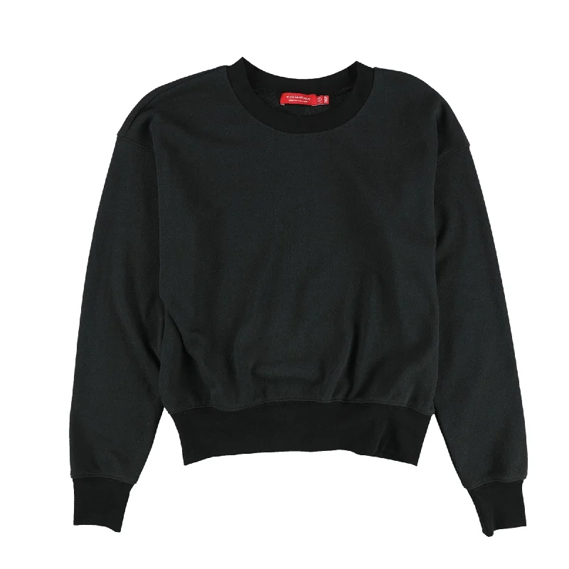 n:philanthropy Womens Belize Solid Sweatshirt, Black, Small