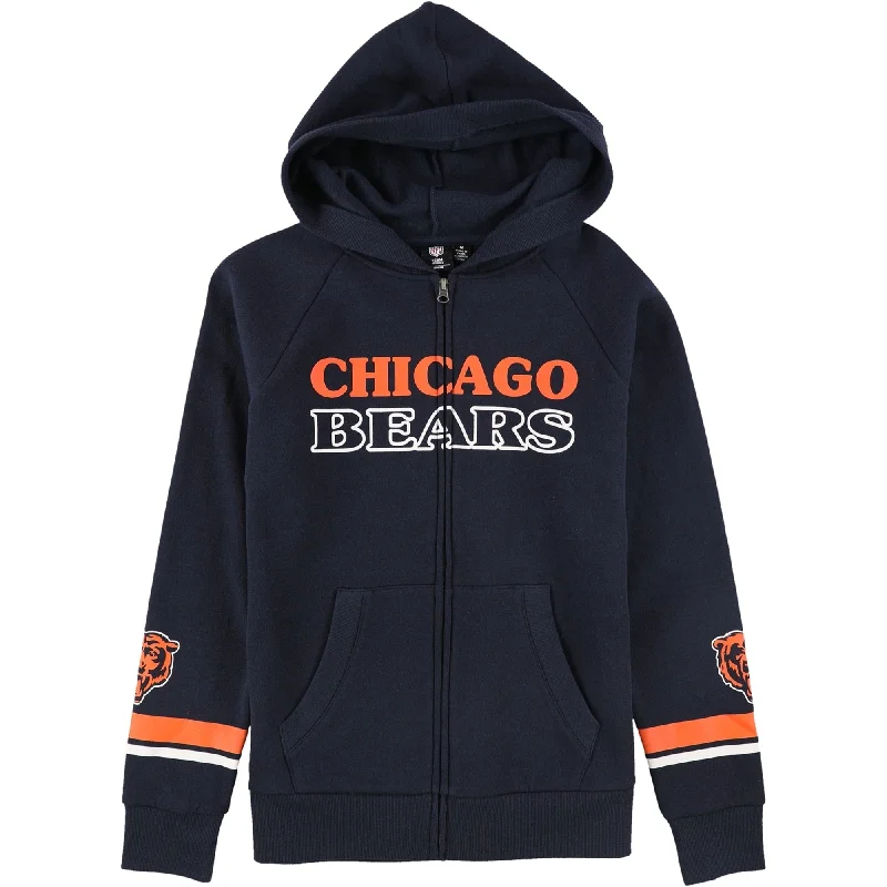 NFL Womens Chicago Bears Hoodie Sweatshirt, Blue, Medium