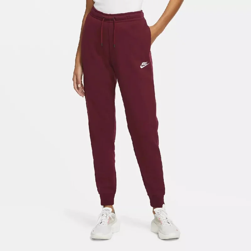 Nike Sportswear Essential Fleece Joggers Dark Beetroot/White  BV4091-638 Women's