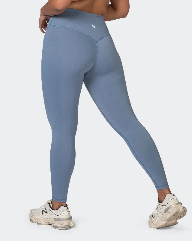 Ultra Signature Ankle Length Leggings - Stone Blue