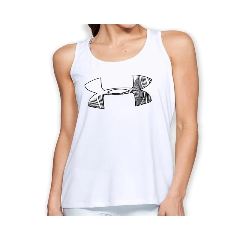 Under Armour Women's Fitness Performance Tank Top White - XL