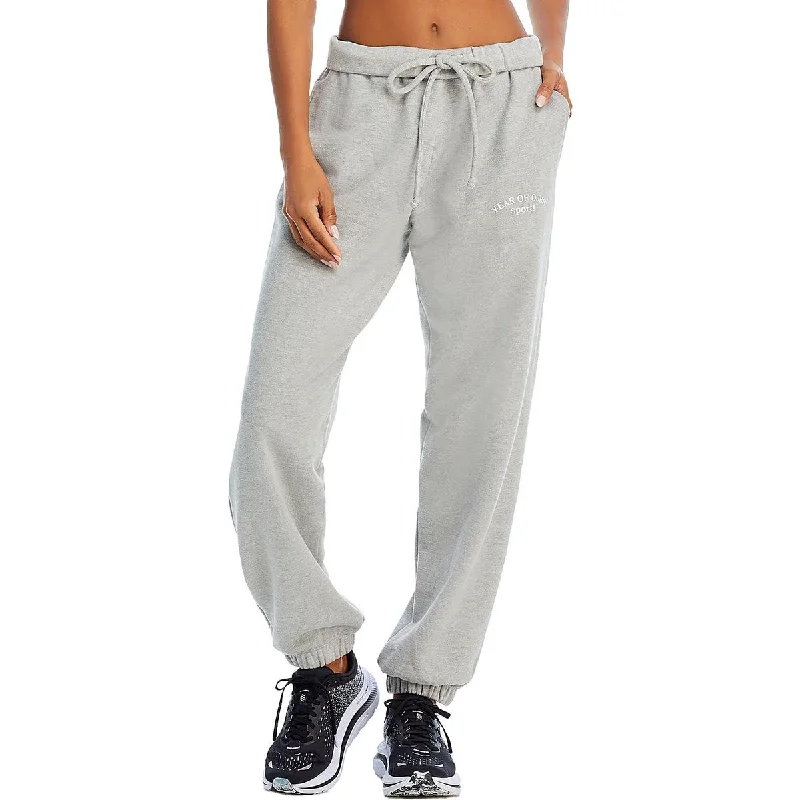 Womens Cotton Logo Jogger Pants