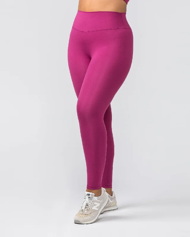 Zero Rise Everyday Ankle Length Leggings - Cherry